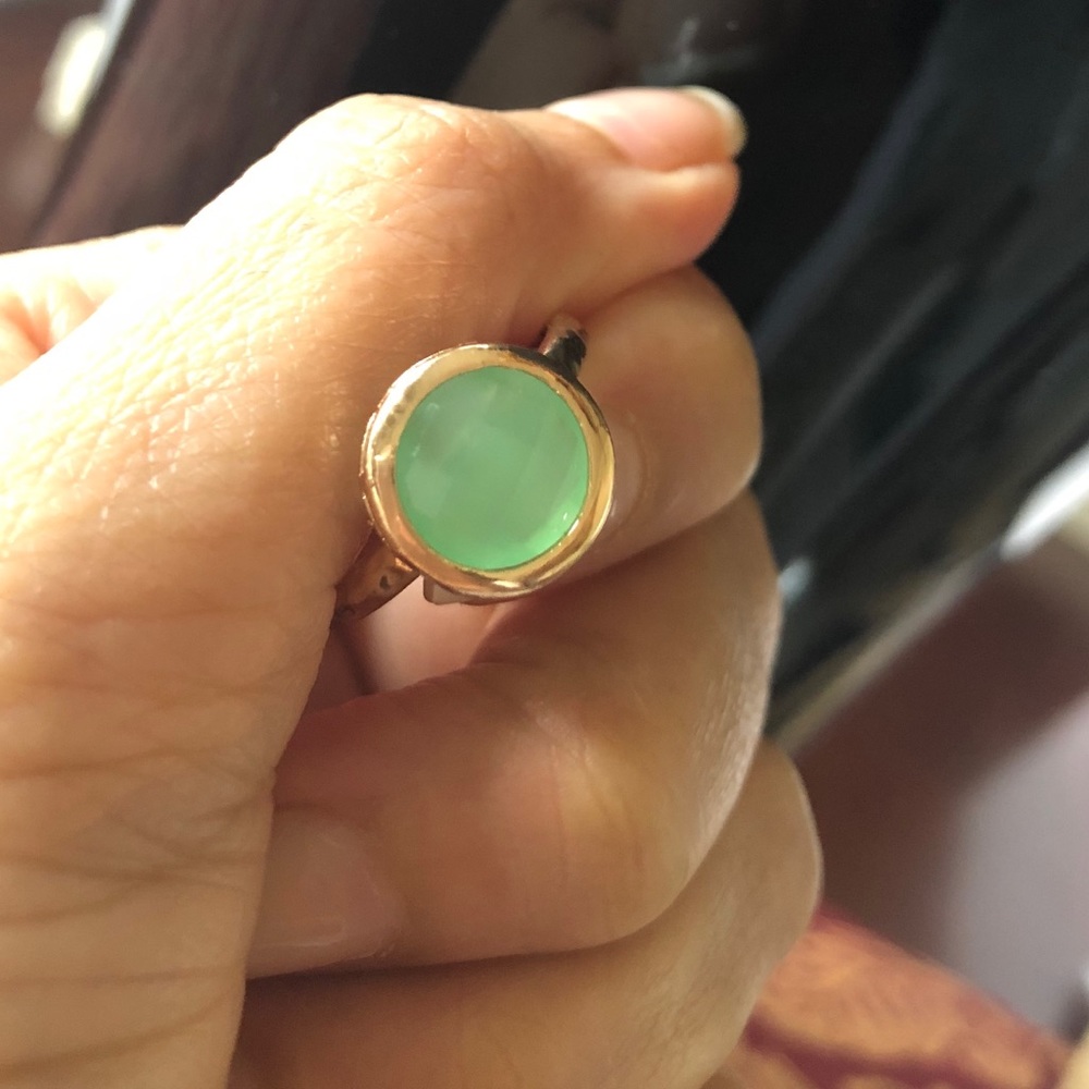 18K Gold Emerald Ring